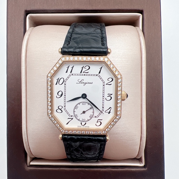 95新 Longines/浪琴 浪琴59880手动后钻赠送表带赠送手链