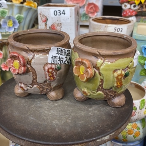 【闪购商品】红陶粗陶材质多肉花盆