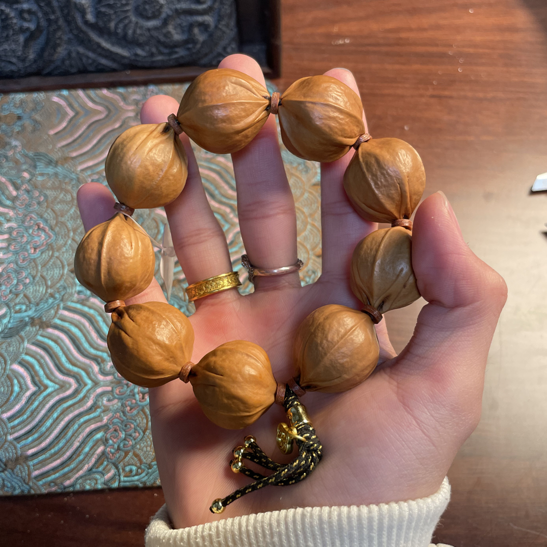 老料梅林铁核短圆矮桩全品正四花精品手串