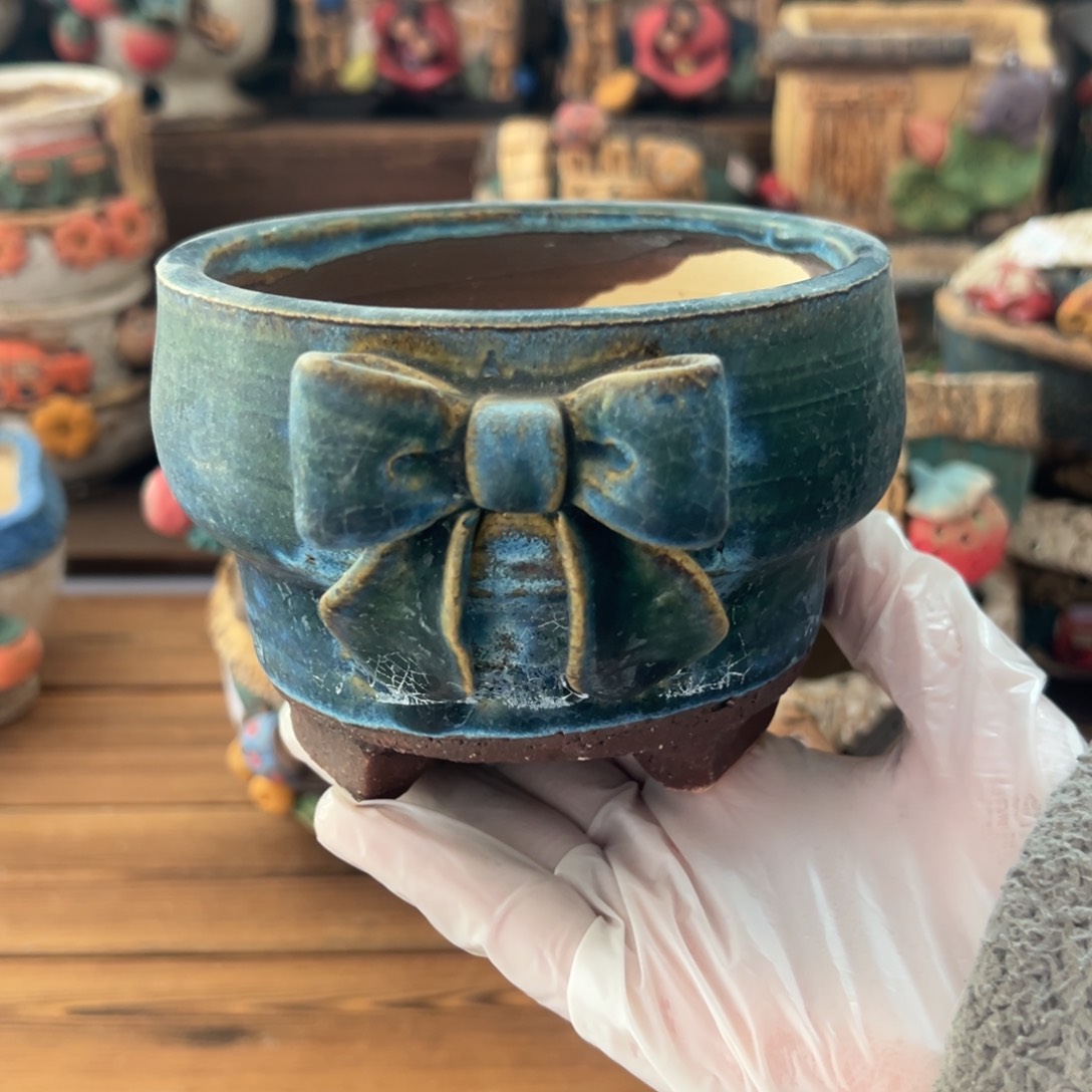 红陶一****界多肉花盆百搭