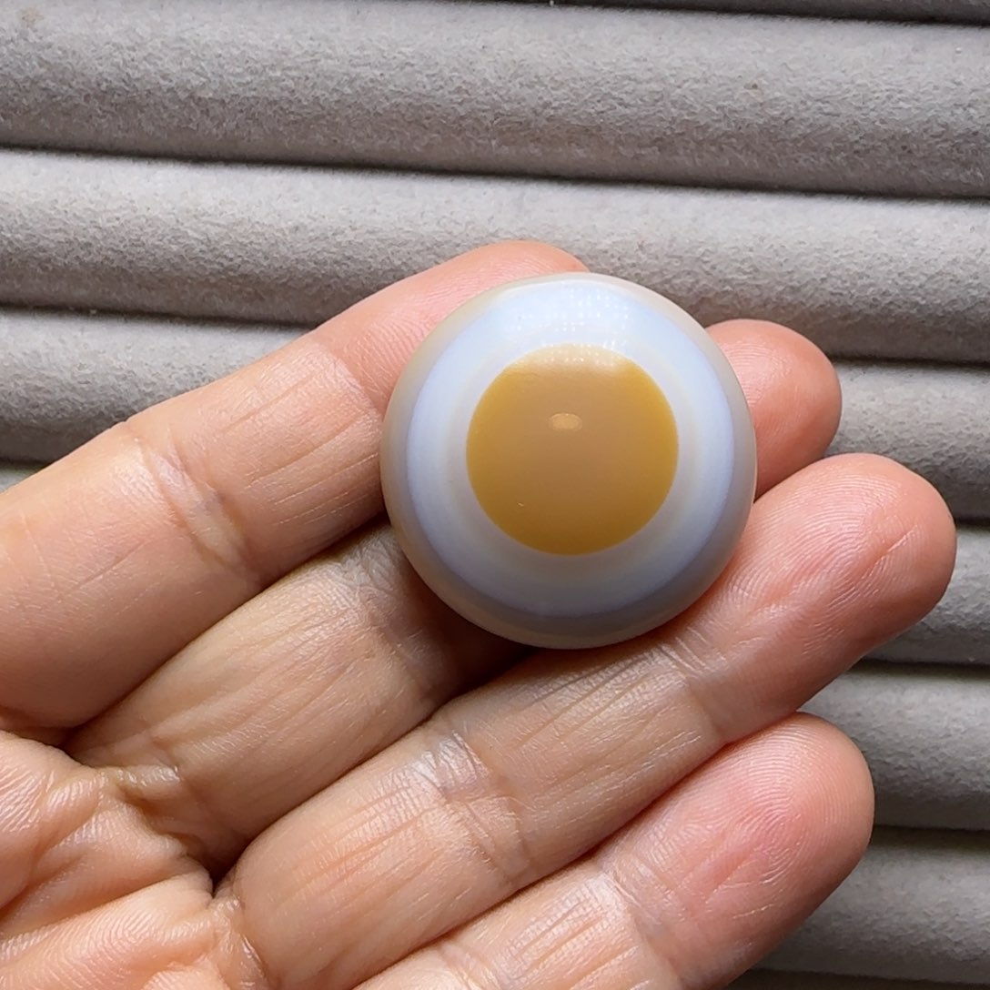 玛瑙/玉髓颈饰未镶嵌双***蛋