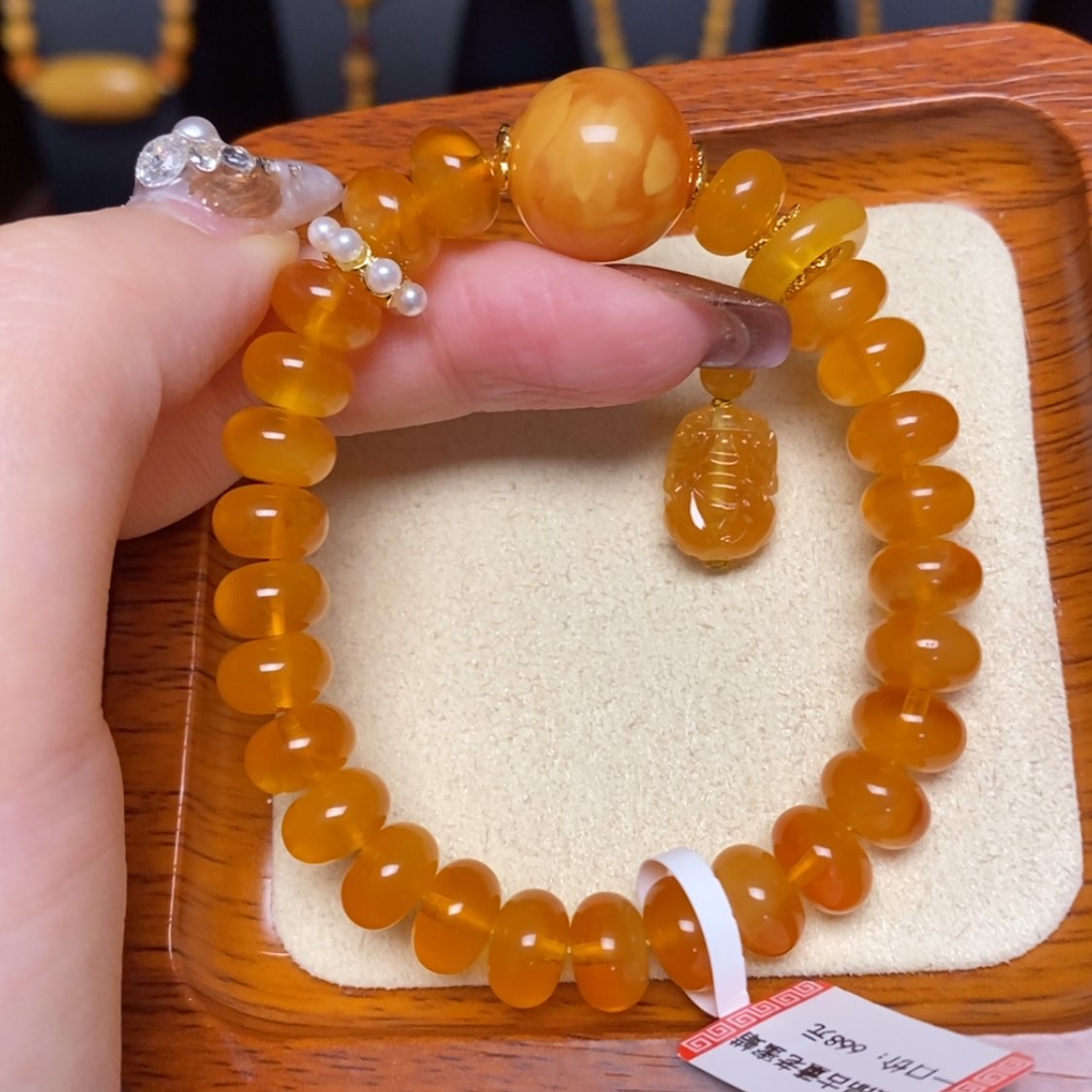 【闪购商品】未镶嵌蜜蜡手链手串