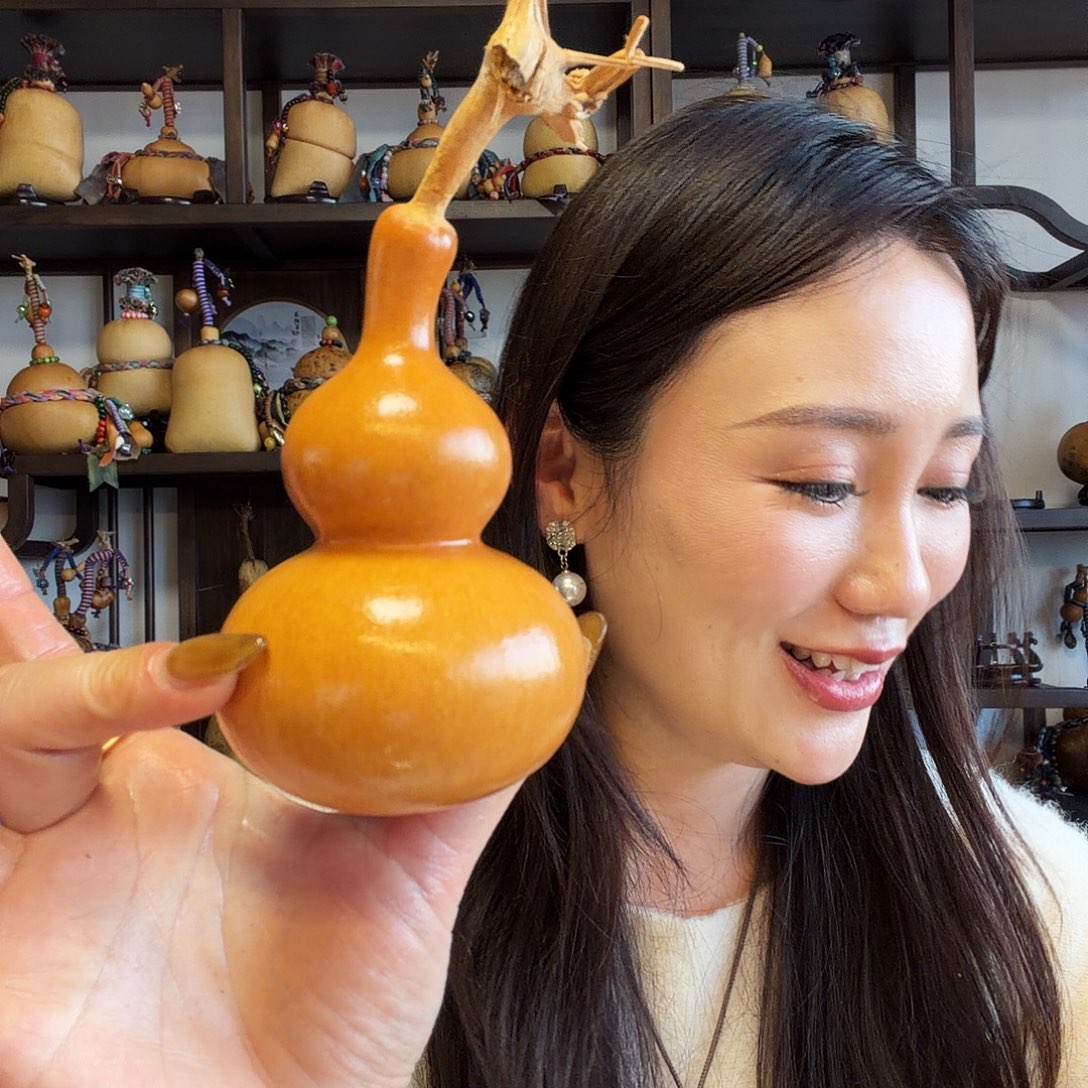 晨***）老皮宫廷八宝葫芦摆件