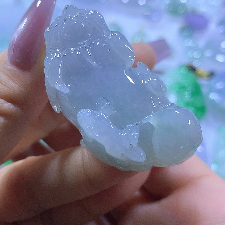 翡翠未镶嵌颈饰天然翡翠A货吊坠