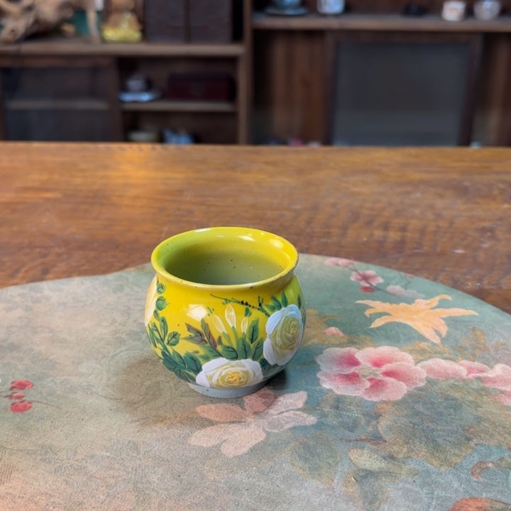 柴烧纯手工手绘陶瓷