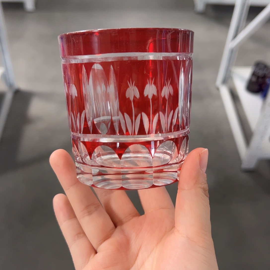 手柄款水晶玻璃如图一个