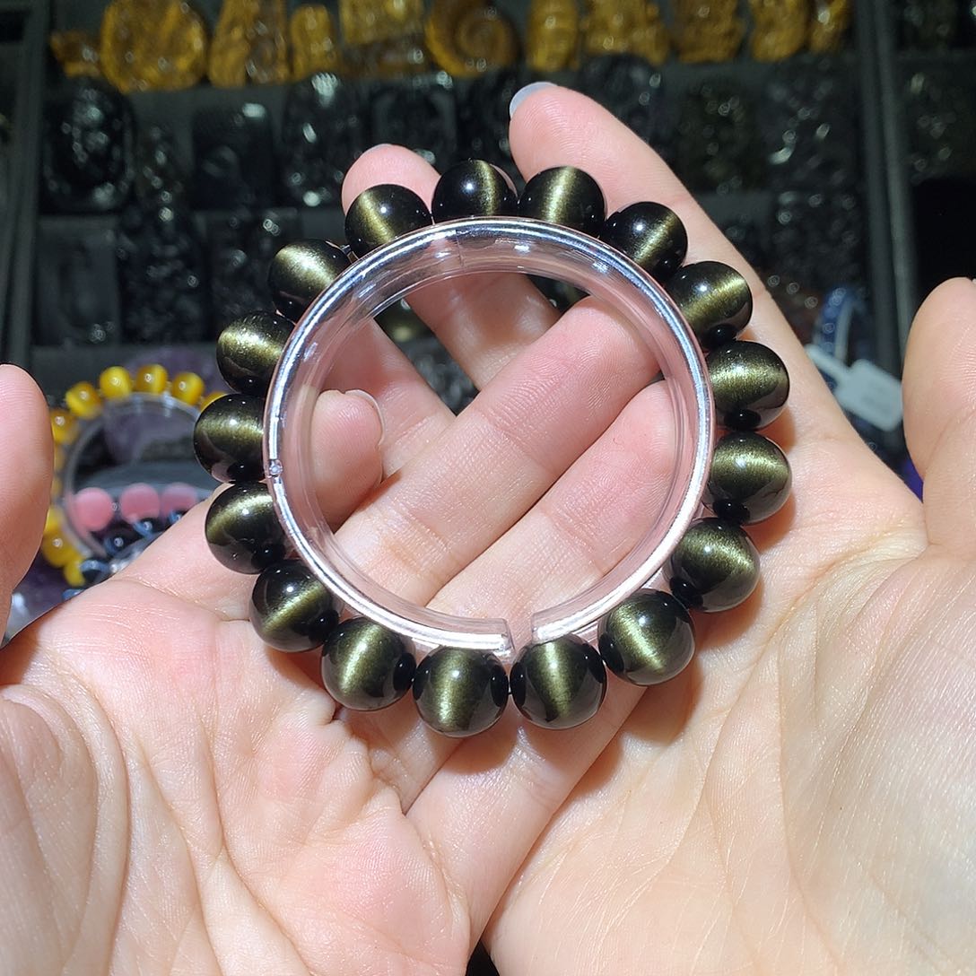 黑曜岩手链未镶嵌