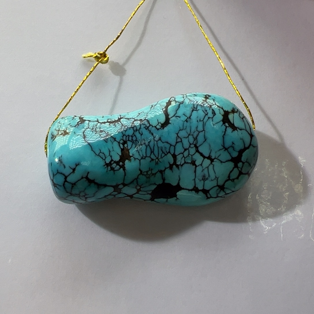 绿松石未镶嵌挂件