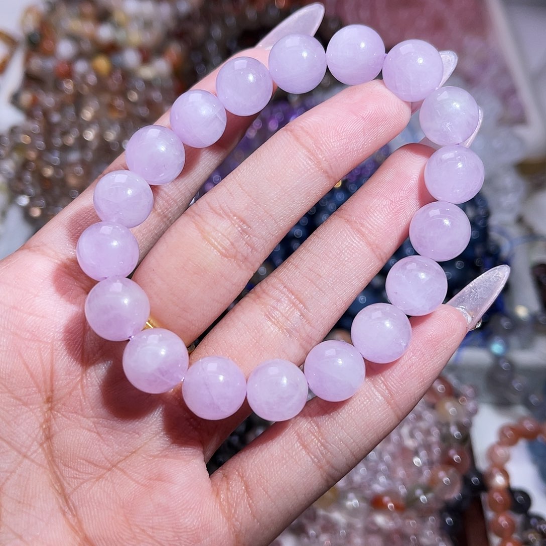 水晶手链未镶嵌紫锂辉11