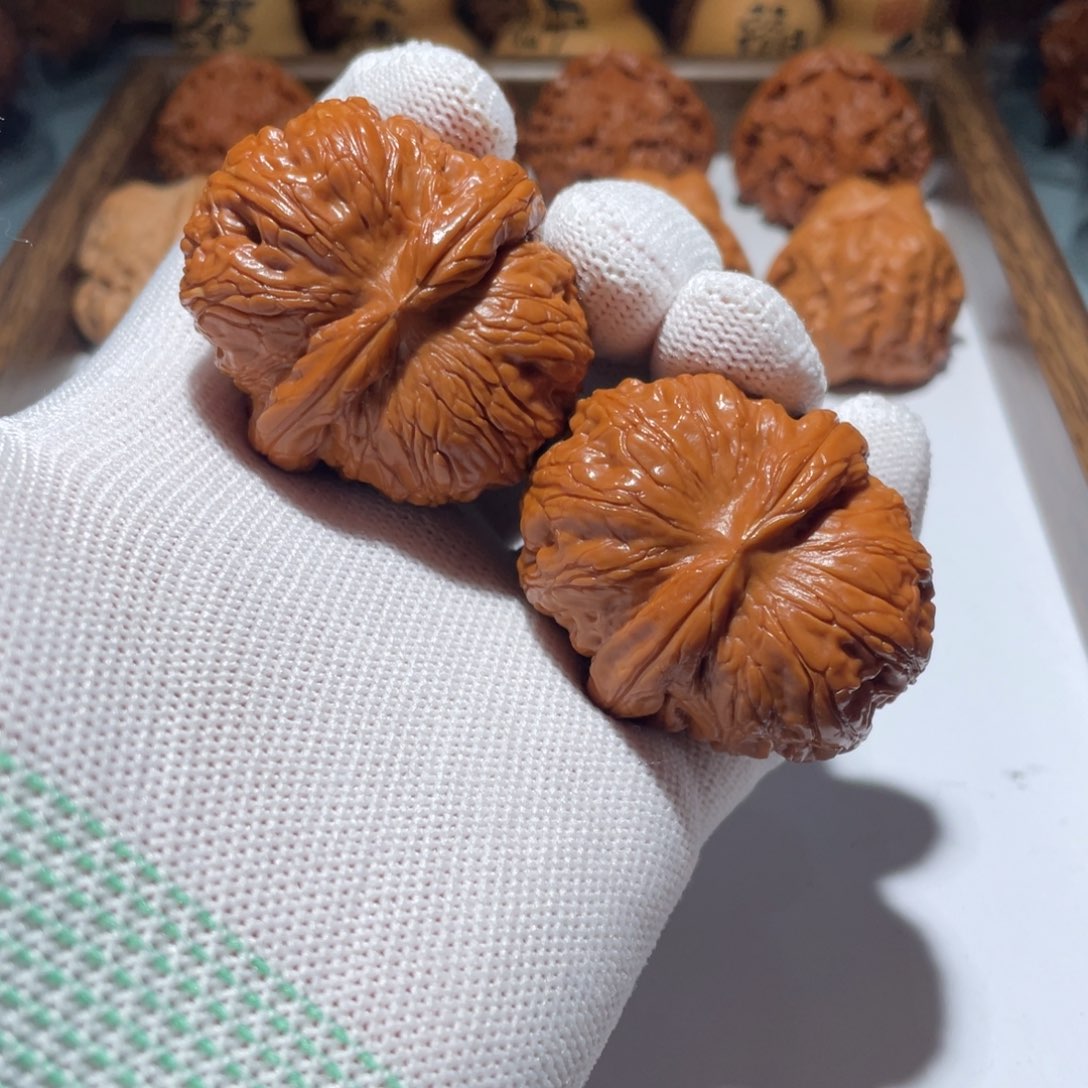 核桃把件精品45平谷元宝全品