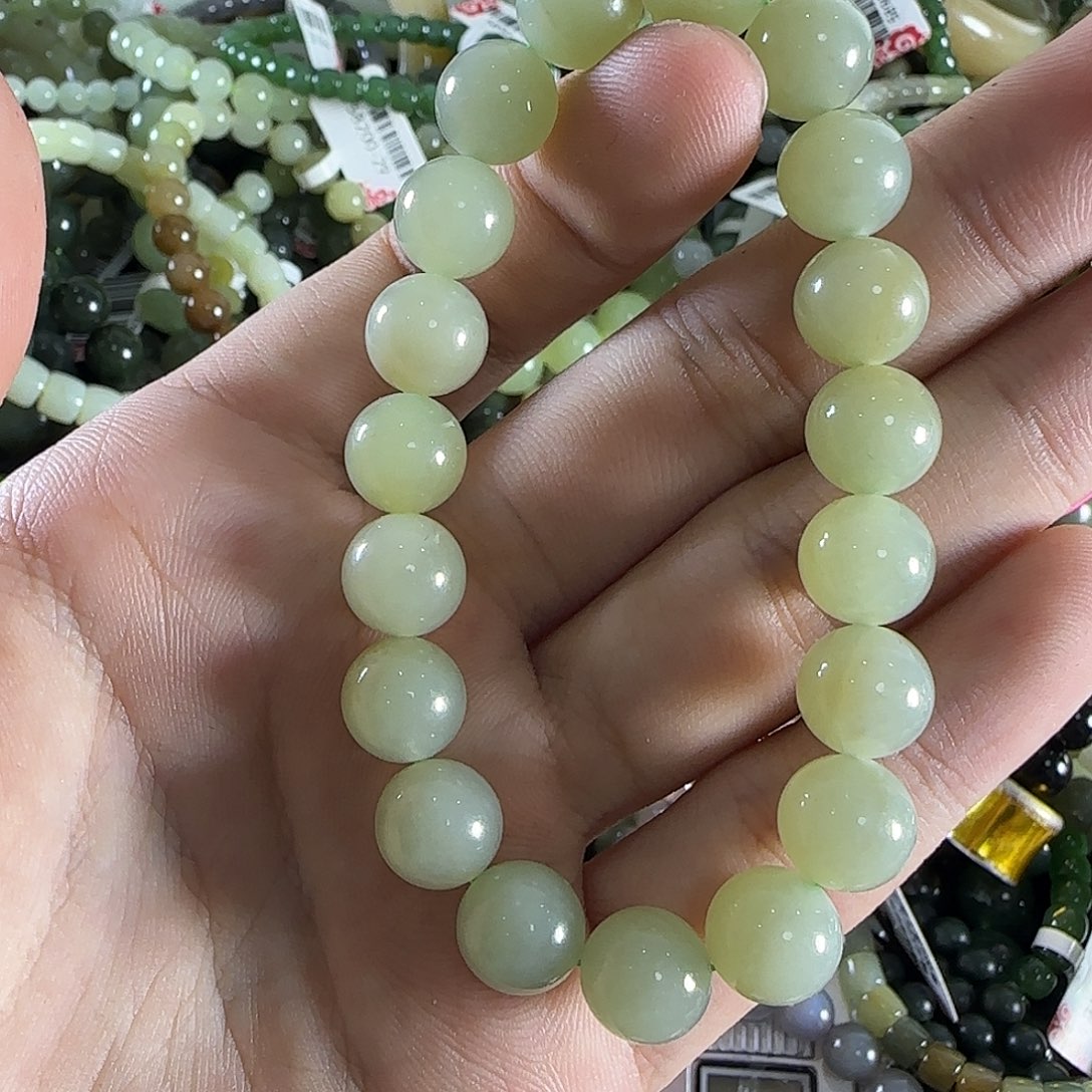 和田玉手链未镶嵌85