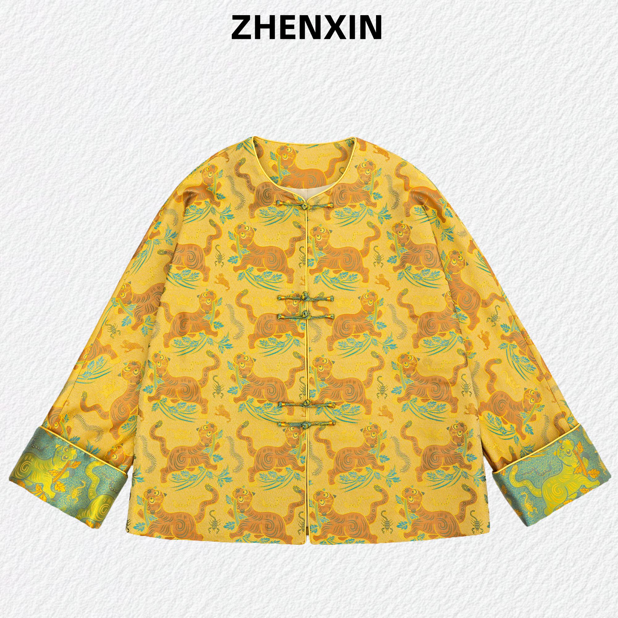 【虎镇五毒】钱小萍宋锦新中式国风外套上衣春秋百搭气质潮