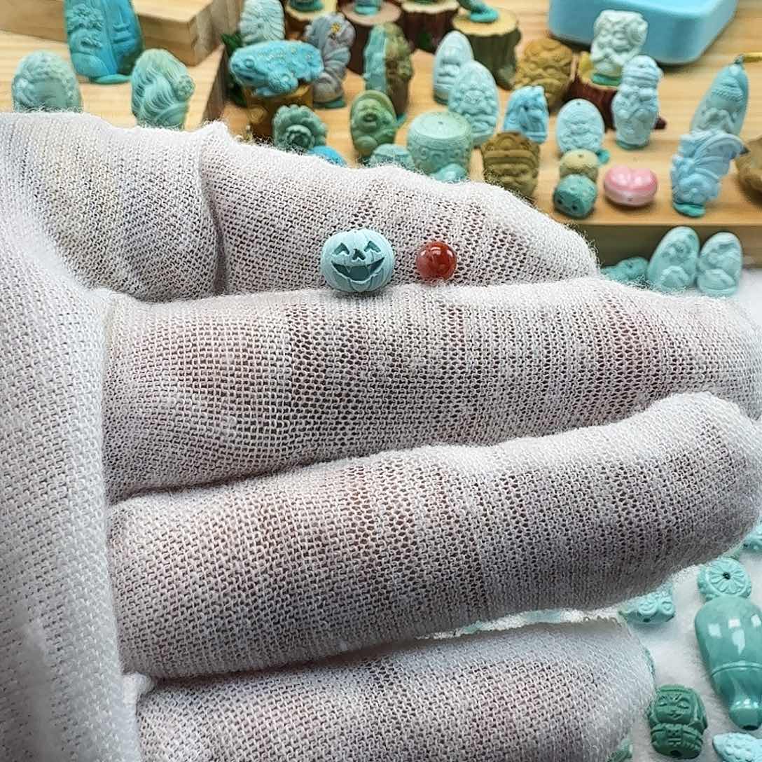 南红玛瑙未镶嵌颈饰南瓜头