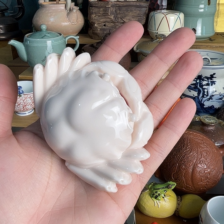 瓷片茶宠一个好看的哦