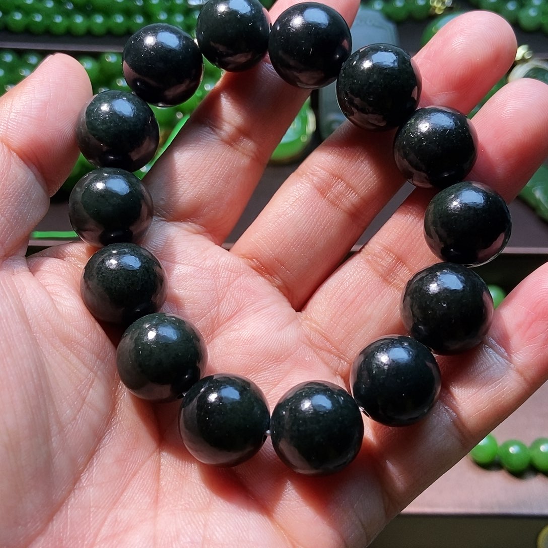 和田玉（青玉）未镶嵌手串