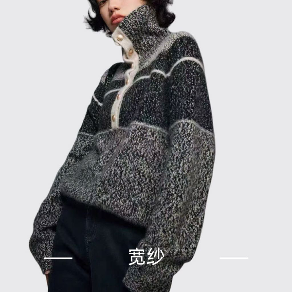 新款加厚羊毛衣 保暖透气 均码