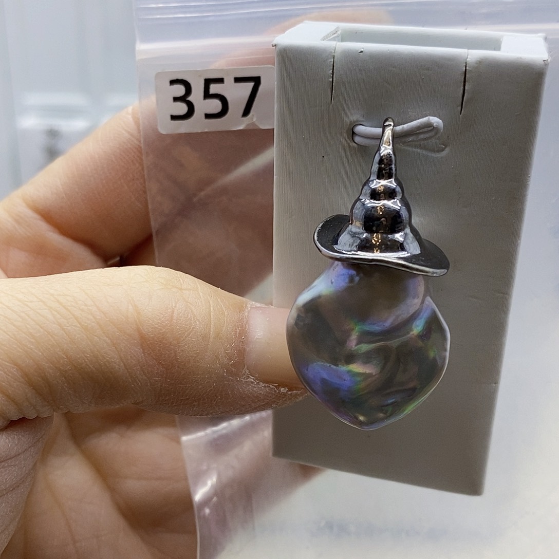 颈饰合金淡水珍珠