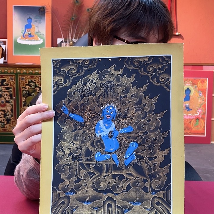 装裱画22×30吉祥纯手绘