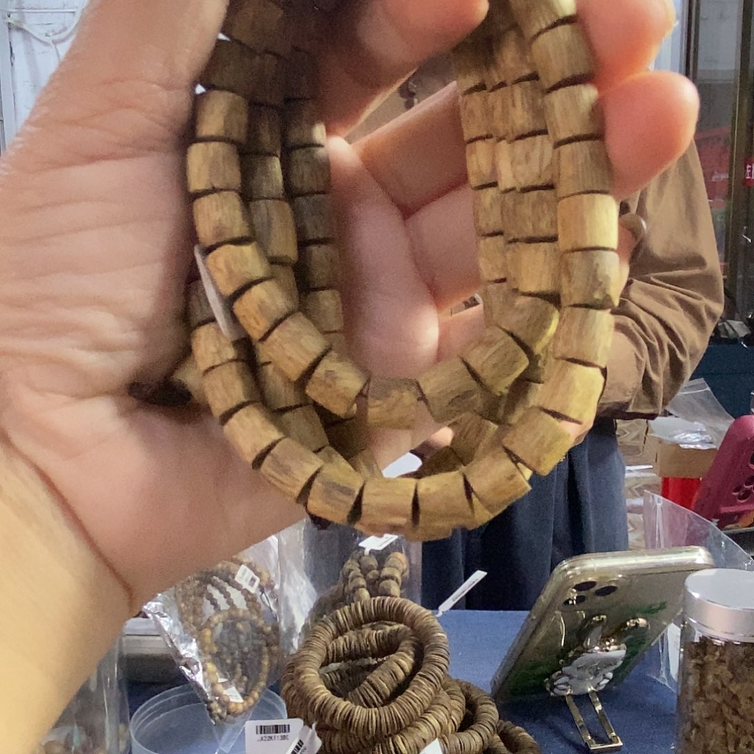 沉香手串棋楠桶珠长串0.8/26克多样性发一