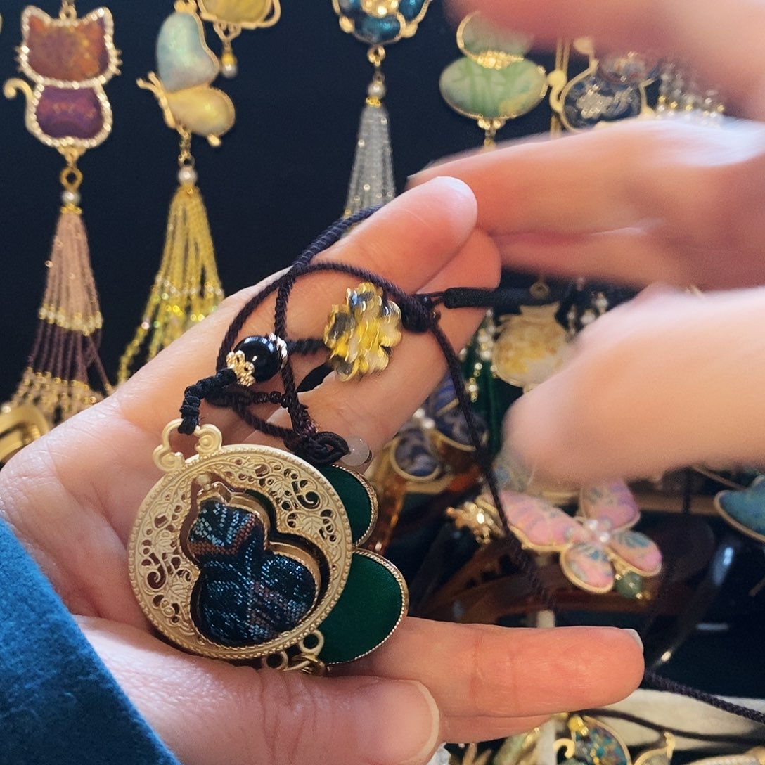 皮质铁合金葫芦挂链毛衣款项链