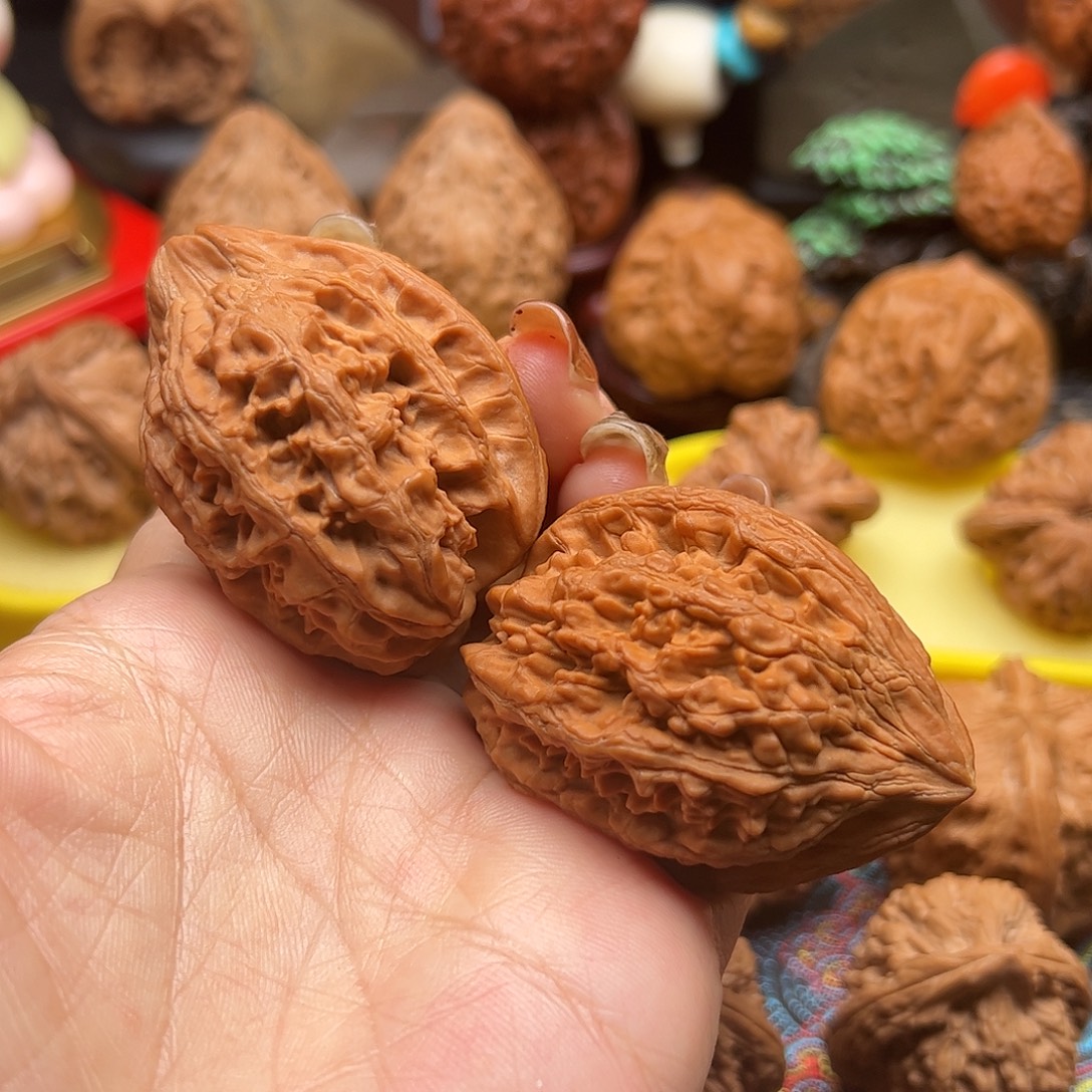 文玩核桃吊坠全品对歪大沽石40