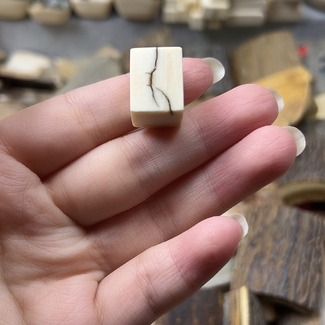 猛犸象牙手串/手链/手镯猛犸原材料边角料大块料