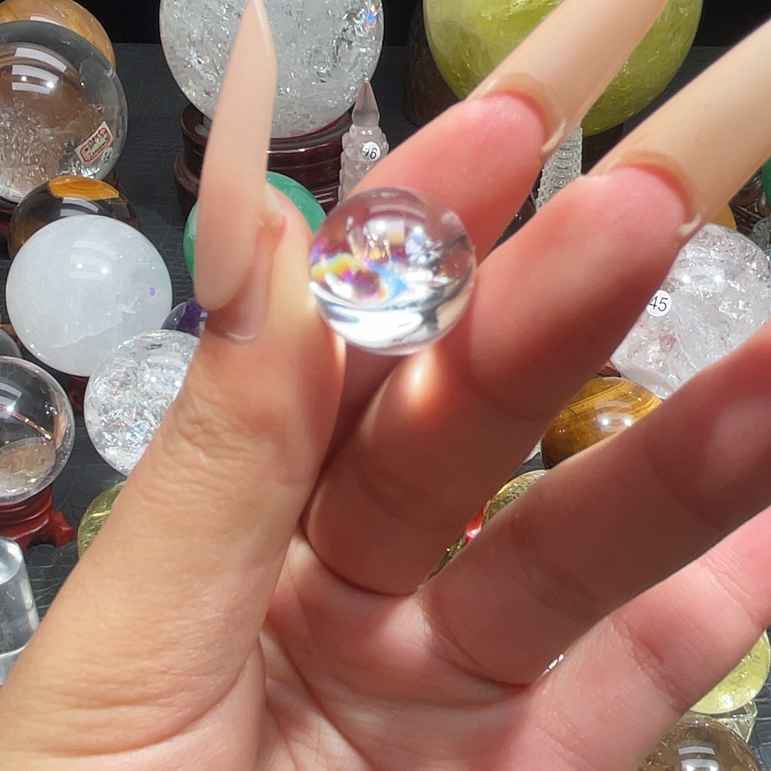 珠宝半成品水晶未镶嵌微瑕1.7