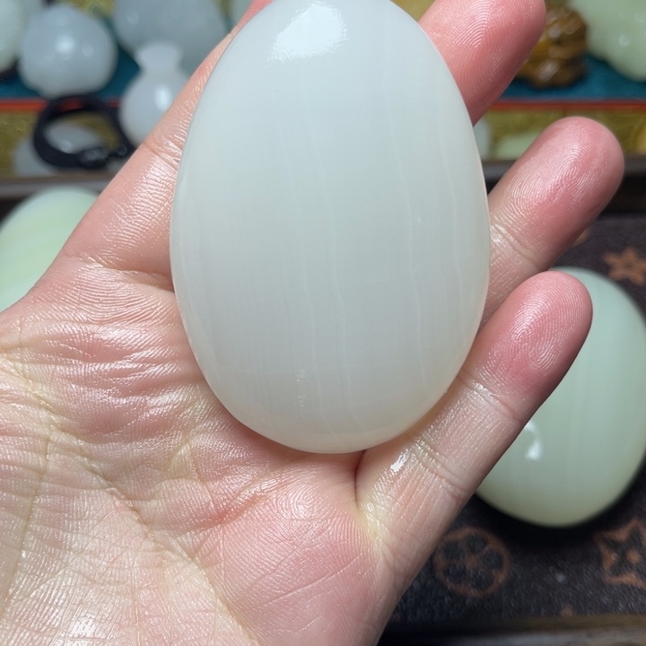 用***3石材天然方解石手把件不退换