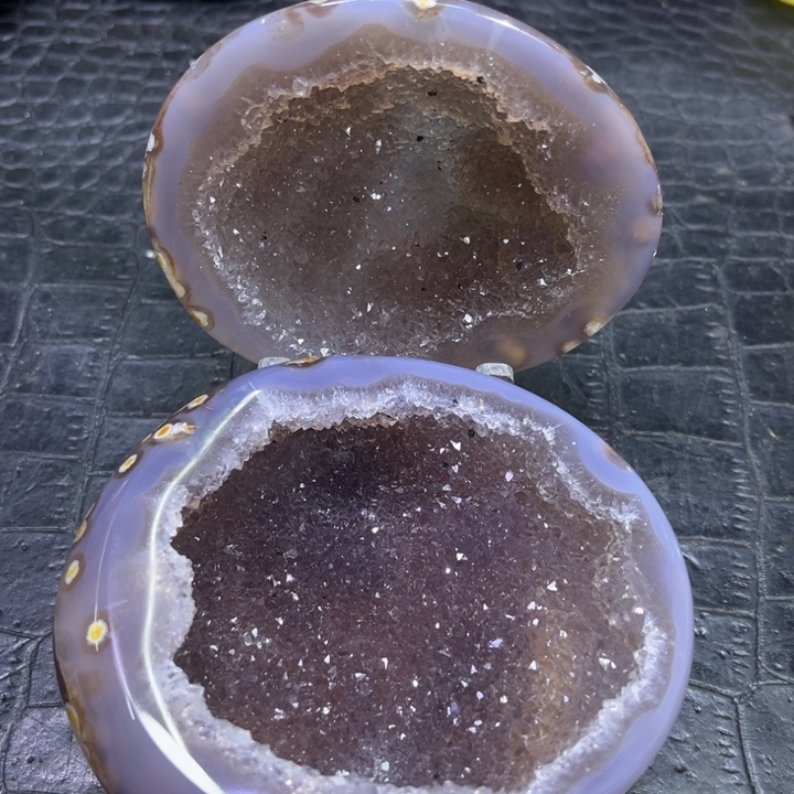 水晶珠宝半成品未镶嵌紫晶啵啵盆