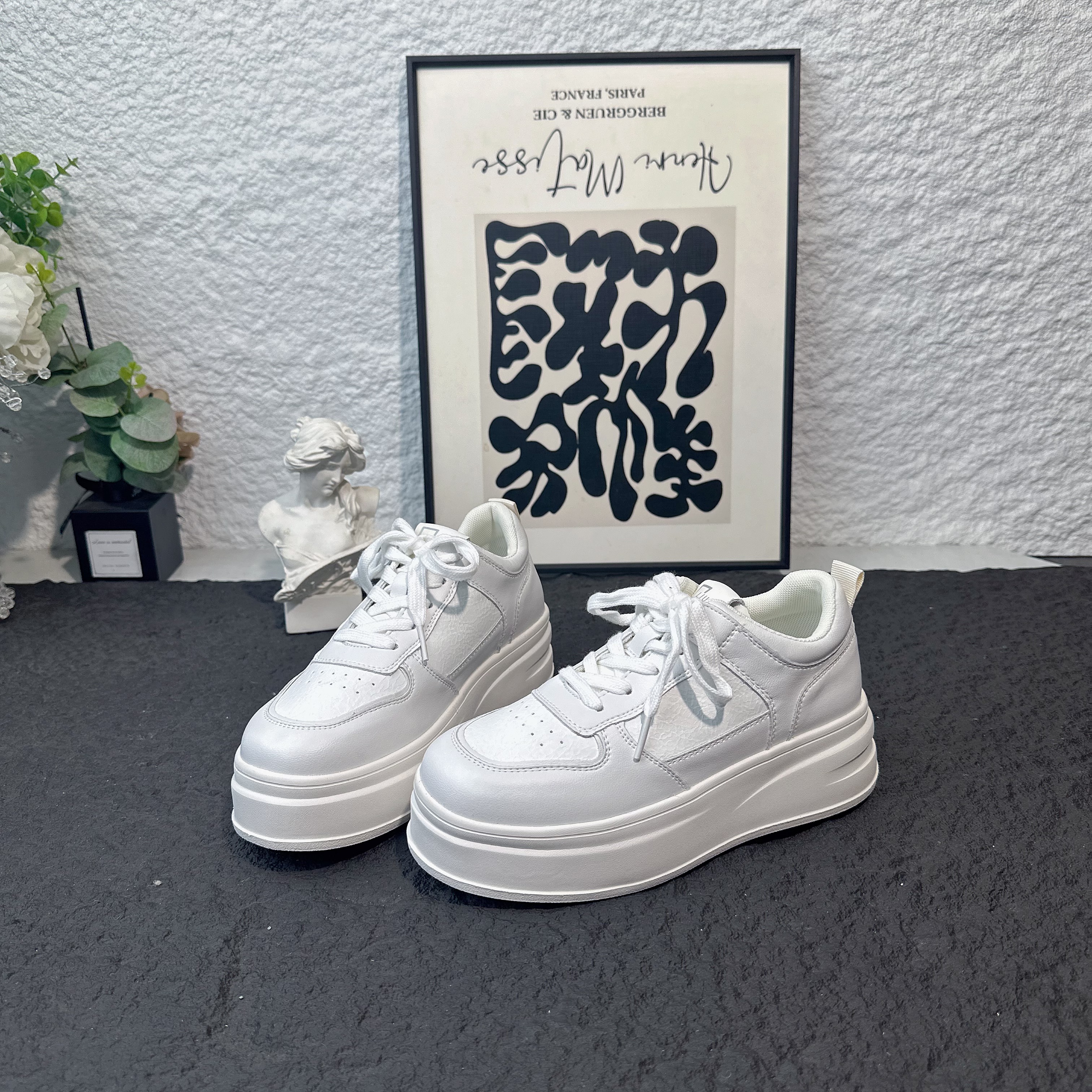 小白鞋百搭厚底秋季韩版运动休闲时尚透气潮流2508