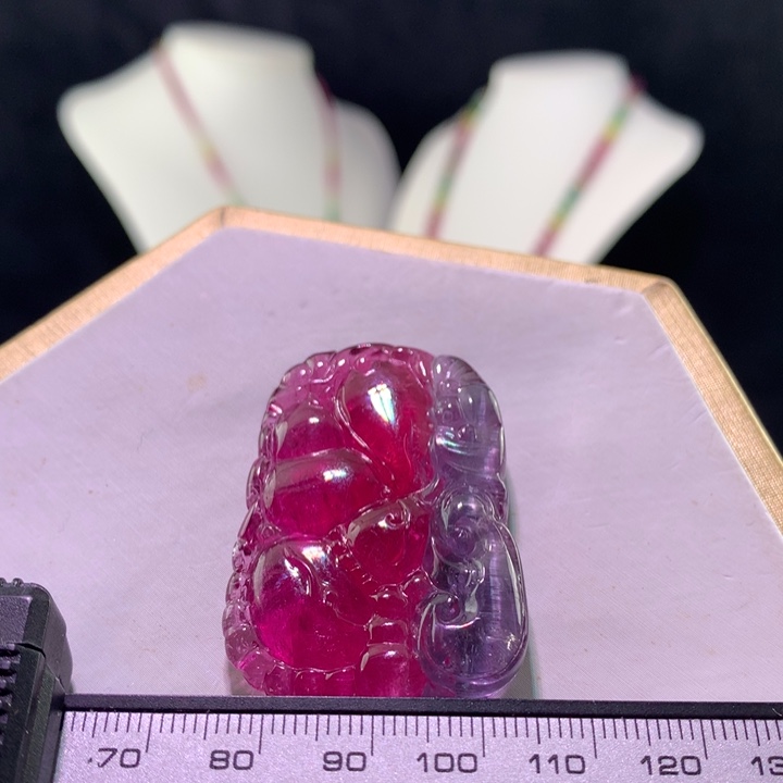 双色碧玺手链未镶嵌