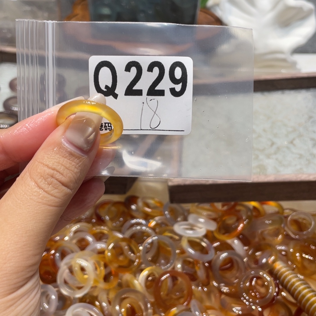 玛瑙/玉髓未镶嵌戒指229