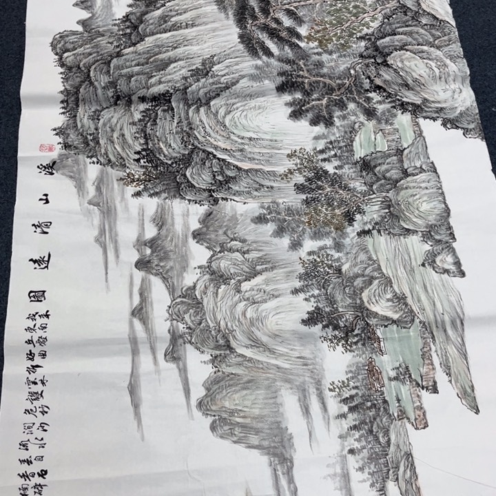国画一***苑绘画手绘作品