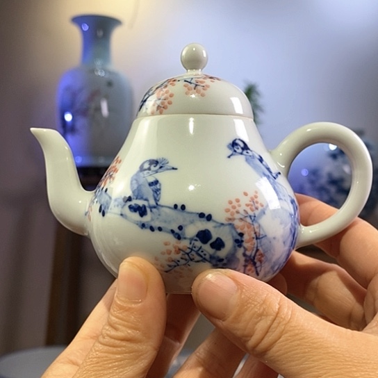 【闪购商品】景德镇陶瓷家用摆件夏**滩