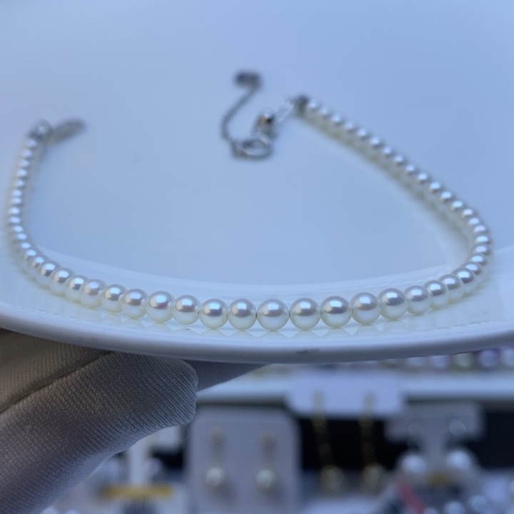 淡水珍珠手链银S925镶嵌