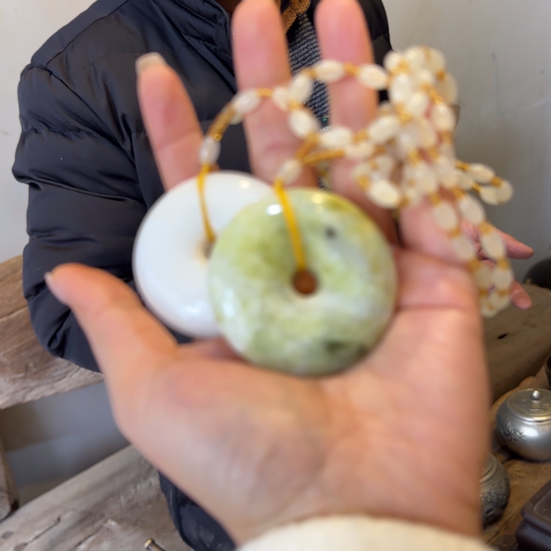 木质平安扣两个福利价