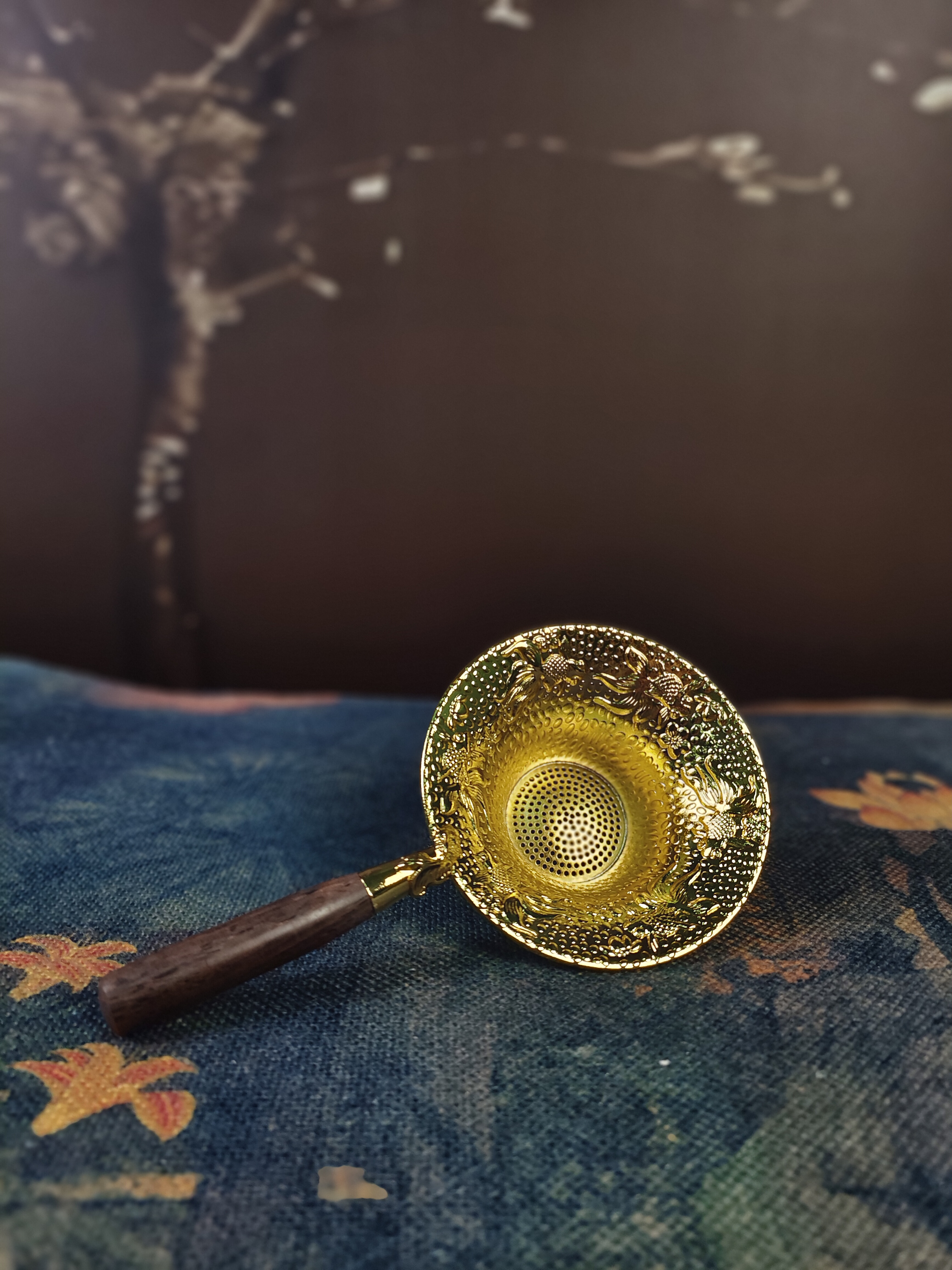 G1481-金色茶漏AB