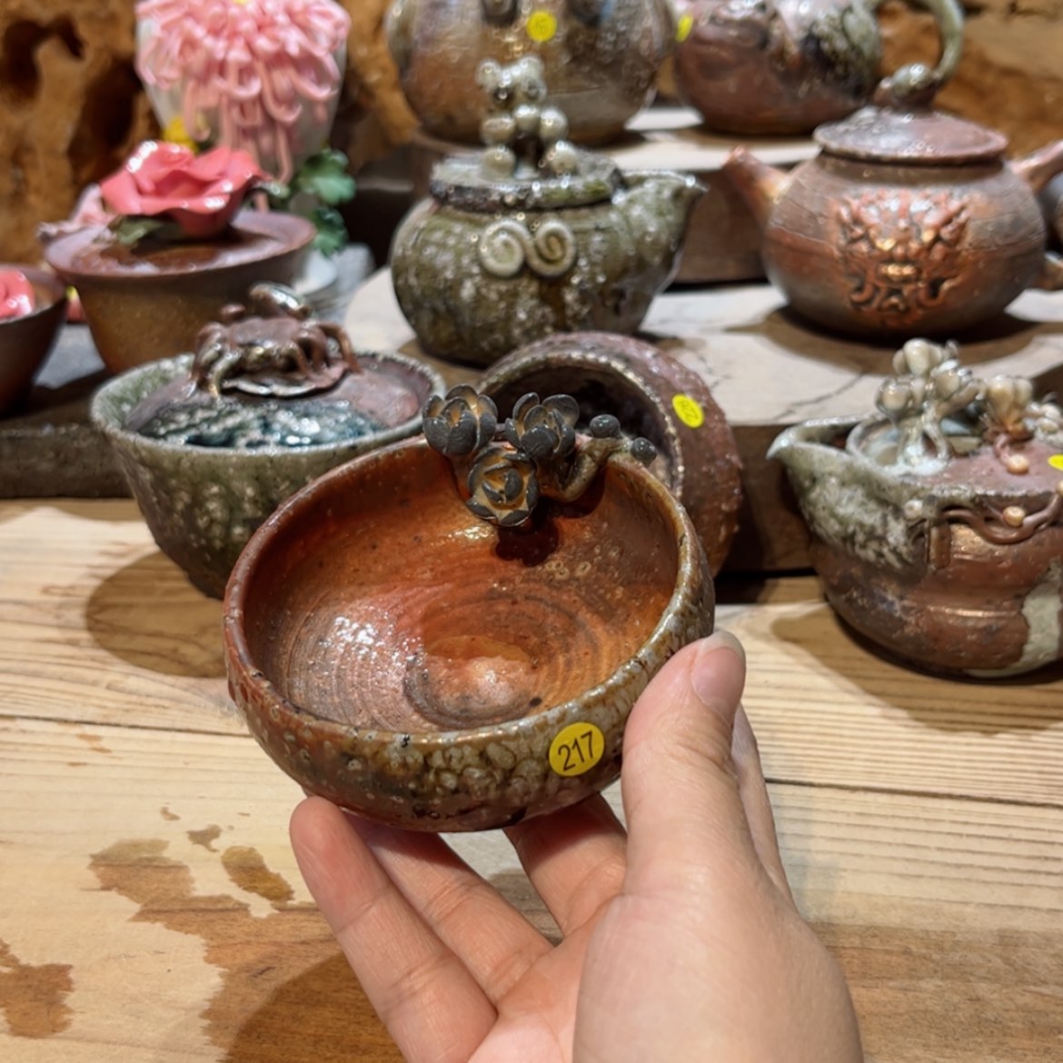 【闪购商品】柴烧茶具手工茶杯217