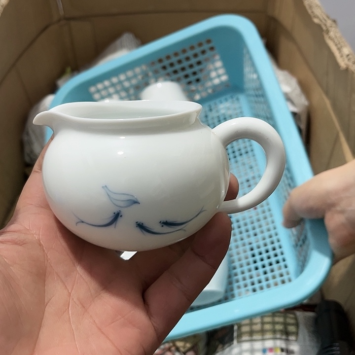 茶具默认微瑕瓷器、茶具、壶、摆件，介意勿拍 
