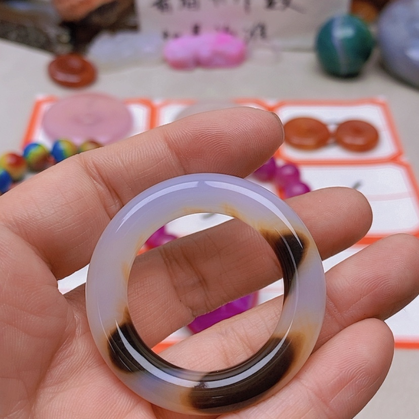 【闪购商品】未镶嵌玛瑙/玉髓珠宝半成品尊**嘟