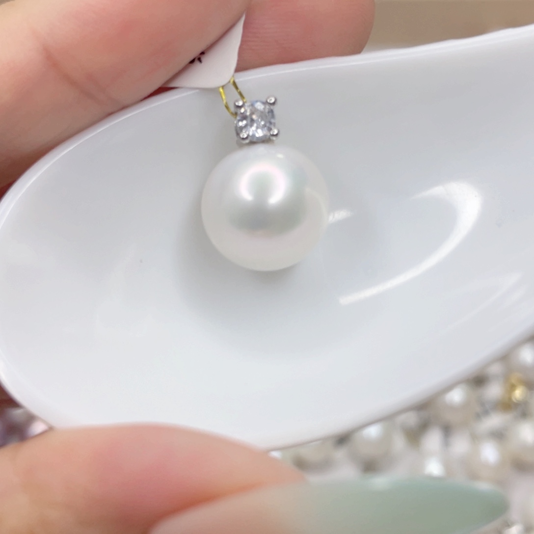 淡水珍珠未镶嵌吊坠(赠链)