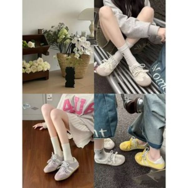 【颜值暴击】韩系松弛感舒适德训运动鞋（真真）3181 鞋跟约3公分