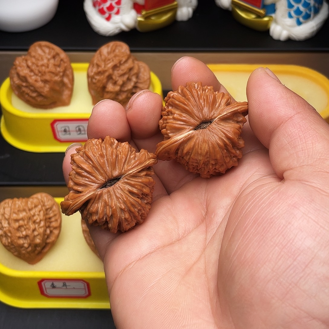 吊坠文玩核桃43四座楼