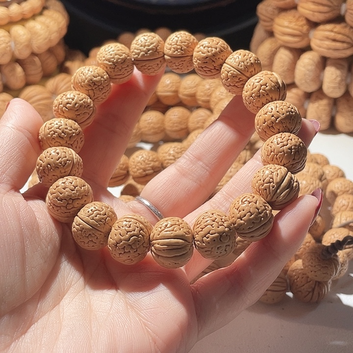 牧***原桃核吊坠桃核手串玲珑塔20