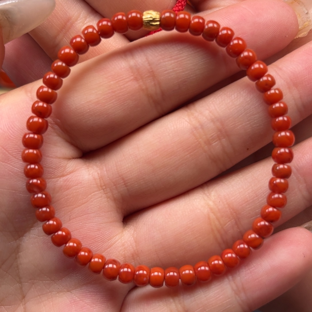 未镶嵌南红玛瑙手串