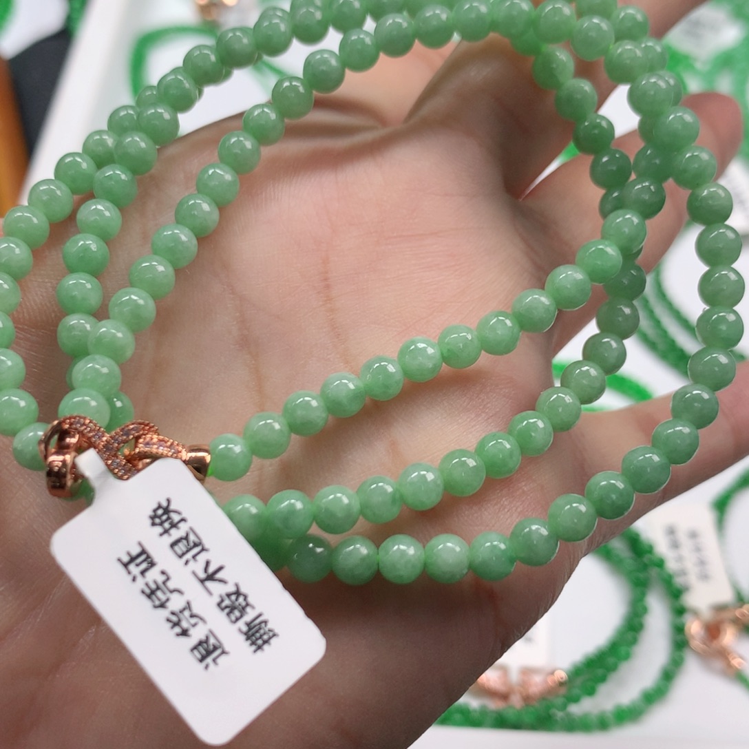 未镶嵌手链翡翠翡翠