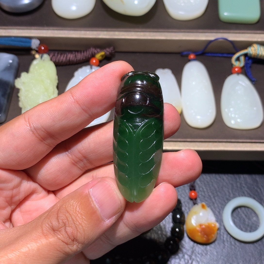 威***逊和田玉未镶嵌挂件