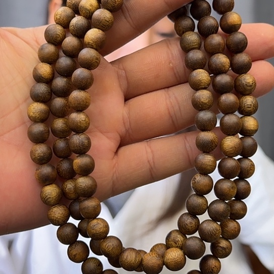 手串沉香黄棋板头圆珠0.9-32多样性发货1条