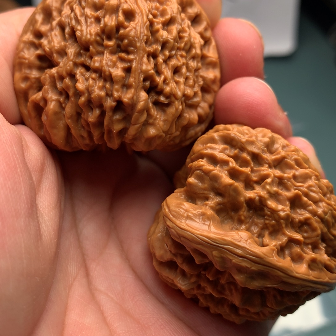 渡***风文玩核桃把件南疆235