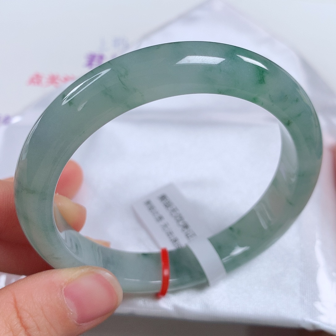 翡翠手镯未镶嵌 正圈①②③